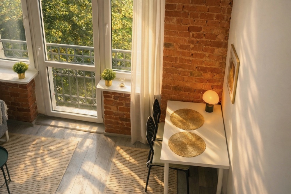 Klimatyczne mieszkanie obok Manufaktury - C.O., balkon, widokiem na zieleń - 8