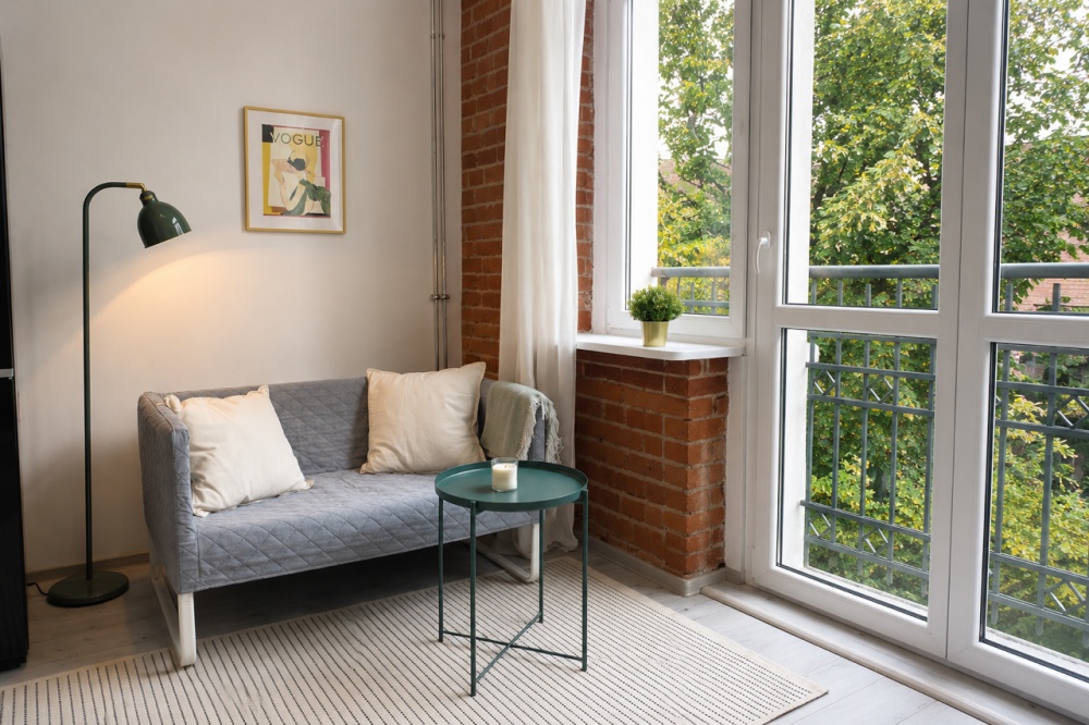 Klimatyczne mieszkanie obok Manufaktury - C.O., balkon, widokiem na zieleń - 1