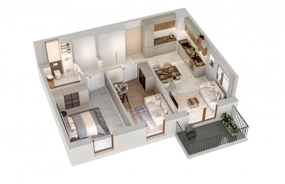 	3 pokoje z balkonem 56,48 m² | PULSO Dębica | bez prowizji - 4