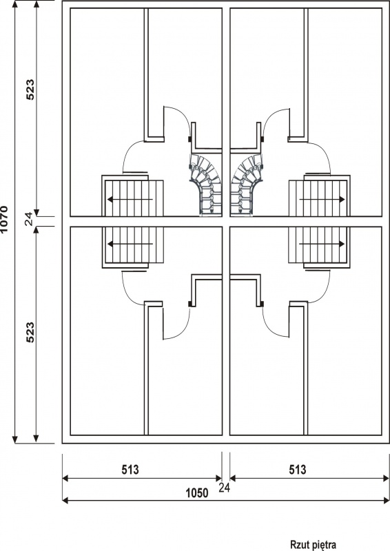 Dom jednorodzinny murowany (4 apartamenty) nad morzem - Sarbinowo k/ Mielna  - 17