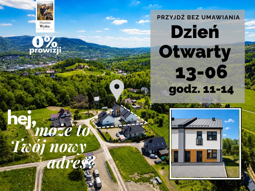 Mieszkanie jak dom, 3 pok., kameralnie, zielono, parking, 0% prowizji - 0