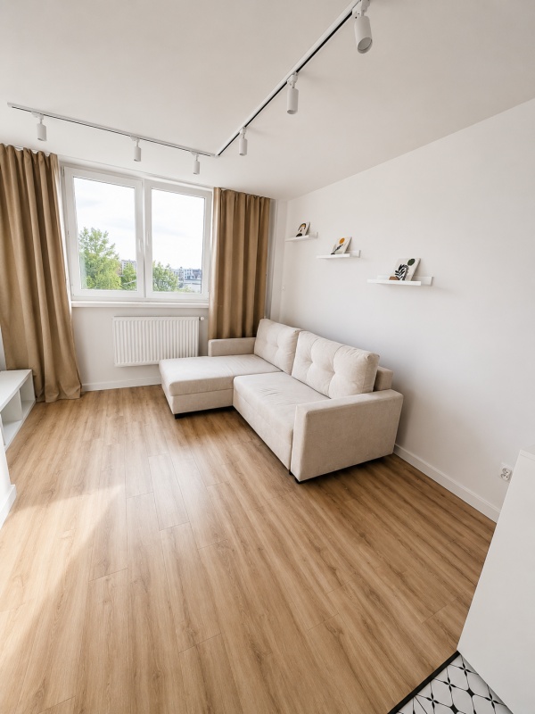 Mieszkanie świeżo po remoncie 2 pok. z widokiem BEZPOŚREDNIO idealny apartament na start lub inwestycyjne meble na wymiar - 0