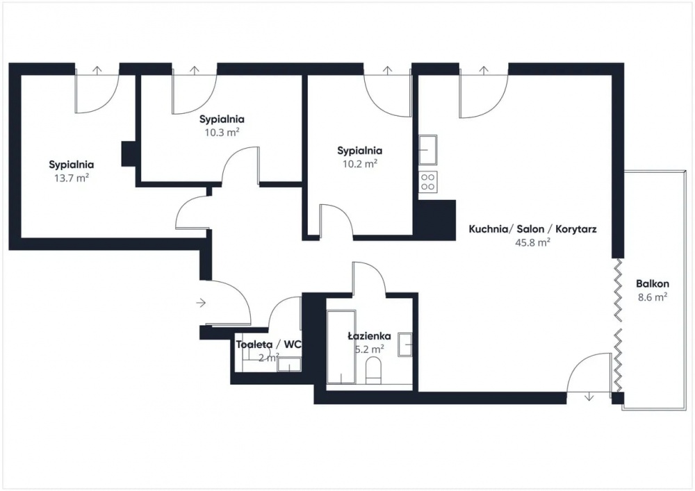 Nowe mieszkanie 86m2 centrum Katowic OKAZJA - 10