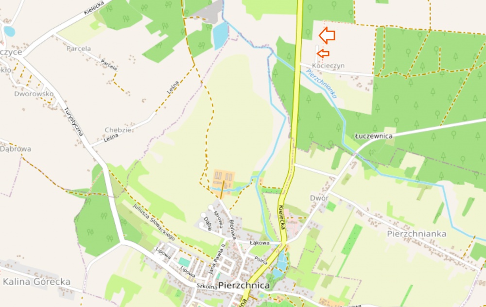 25 km od Kielc, uzbrojona, w otoczeniu lasów - 6