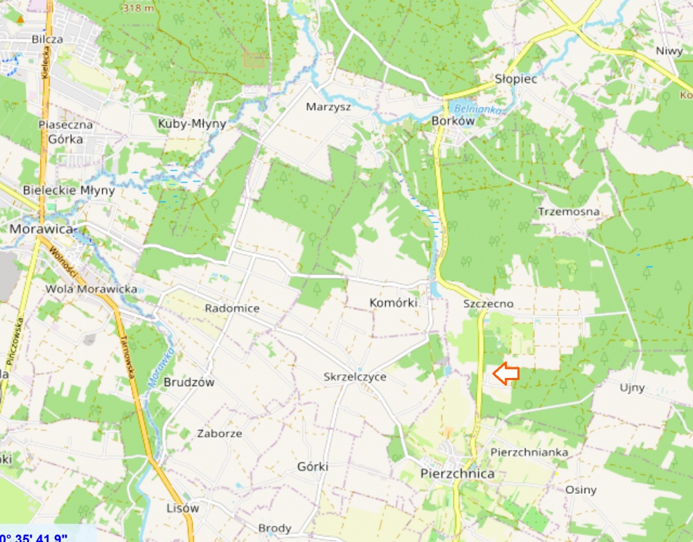 25 km od Kielc, uzbrojona, w otoczeniu lasów - 8