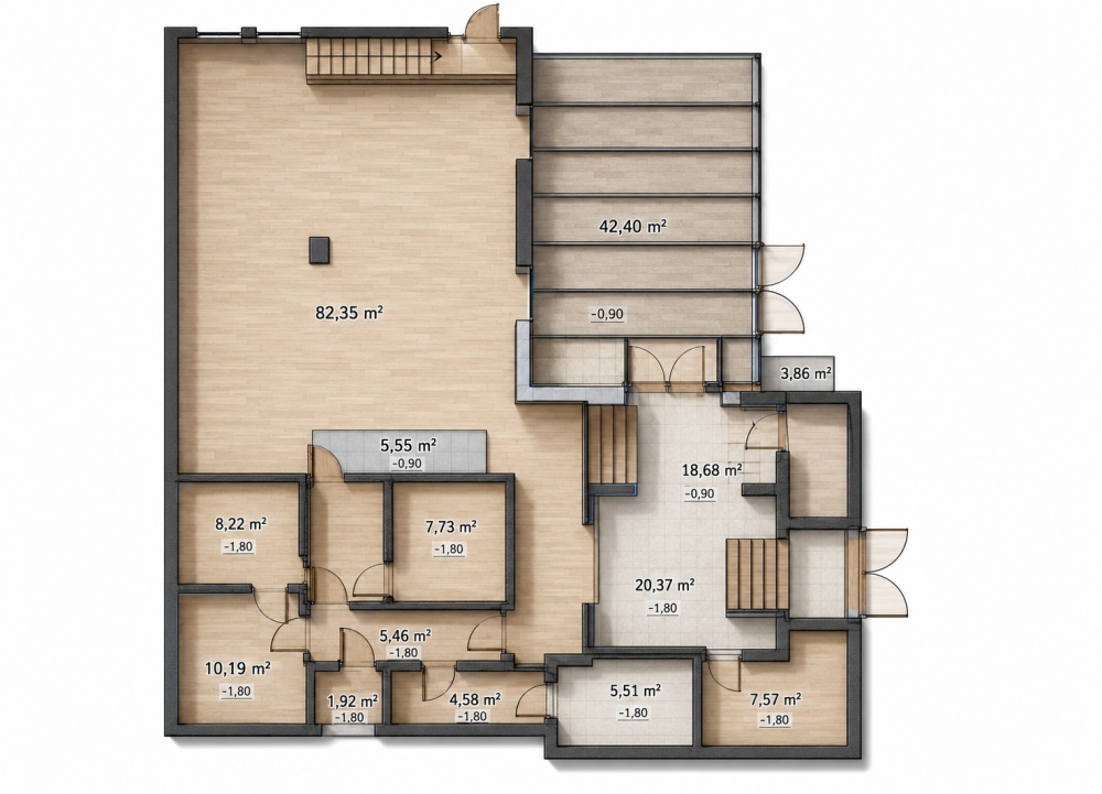 Lokal 225 m² Idealny pod fitness I usługi - 7