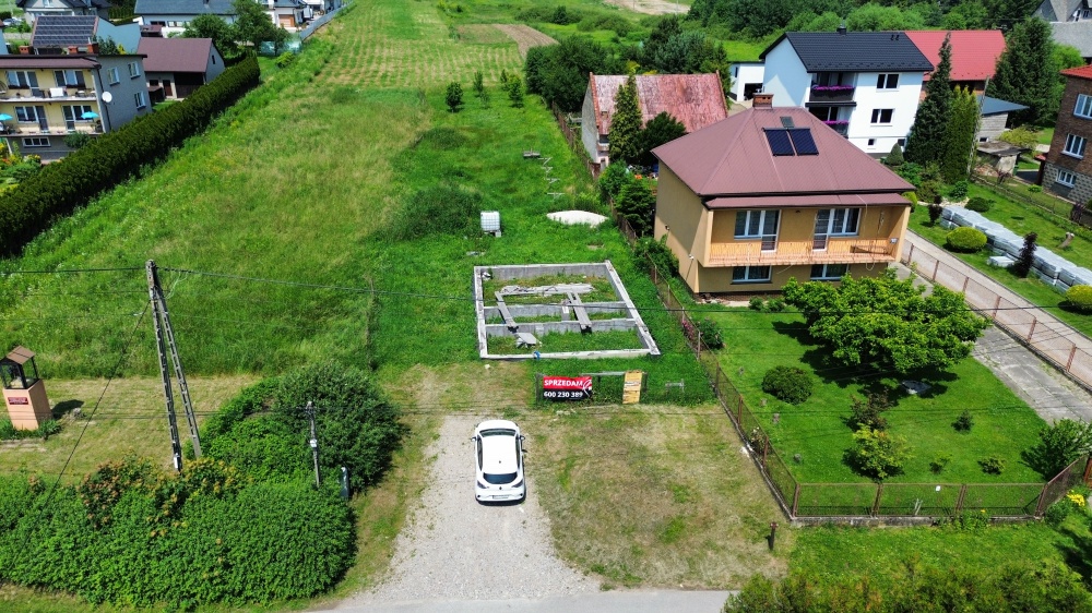 Raczna k. Krakowa – działka budowlana 13 ar z rozpoczętą budową Liszki - 1