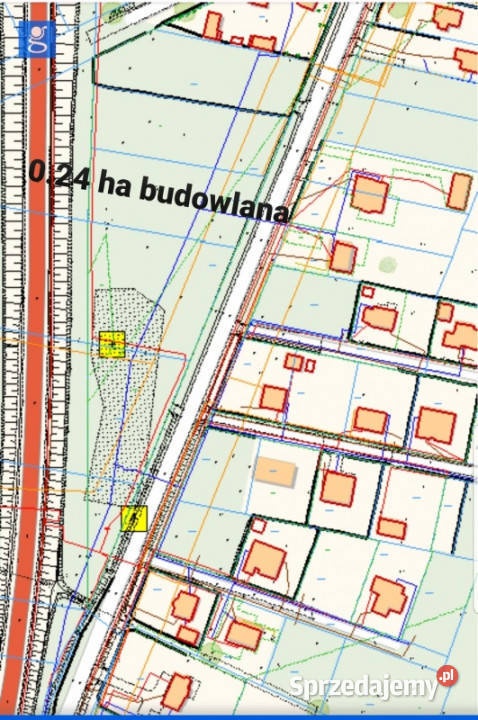 Dzialka budowlana 24ary Rzeczyca Miedzyrzec Podlaski Radzynska okazja - 1