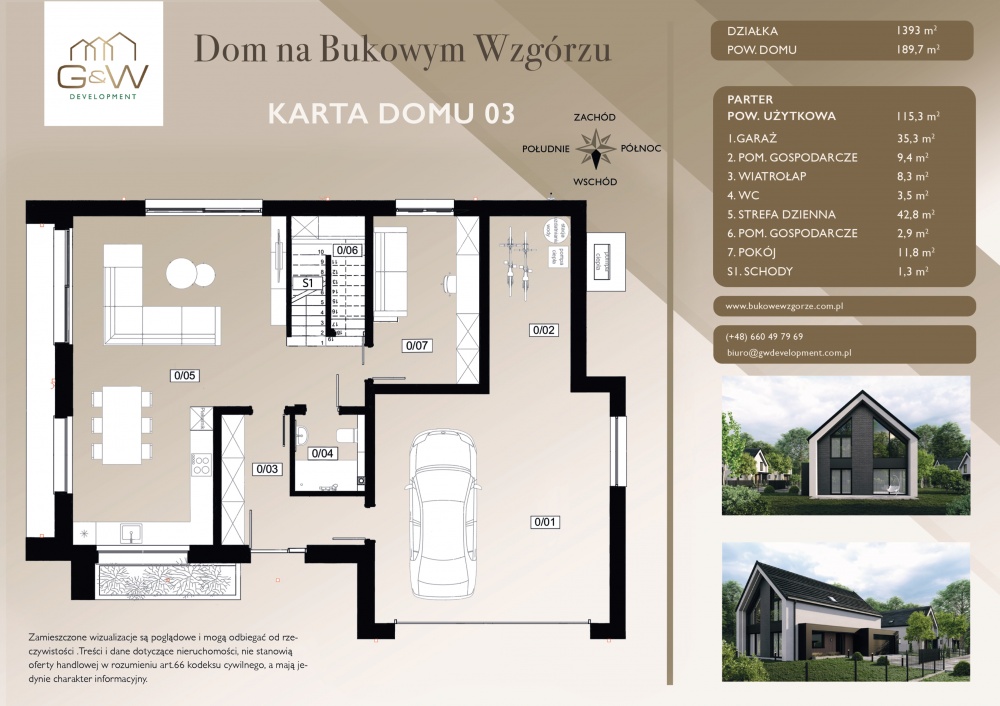 Wolnostojący dom z garażem, antresolą i widokiem - Michałowice - 10