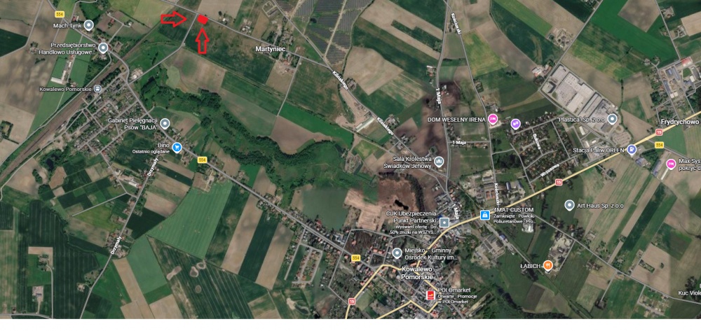 DZIAŁKA BUDOWLANA 1000 m² z Warunkami Zabudowy – gm. Kowalewo Pomorskie - 0