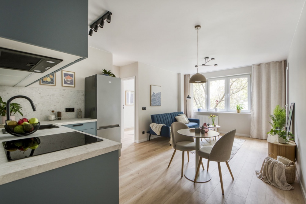 3 pokoje | 47,4 m² | po generalnym remoncie | 2 balkony | duże okna - 1