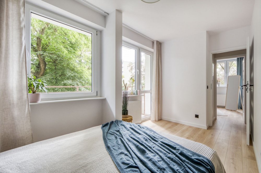 3 pokoje | 47,4 m² | po generalnym remoncie | 2 balkony | duże okna - 9