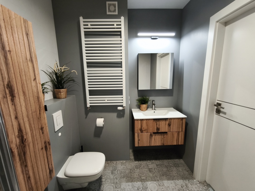 Wynajem mieszkania 50m2, garaż, klimatyzacja, wysoki standard, Wrocław Lipa Piotrowska, OD ZARAZ!!! - 6