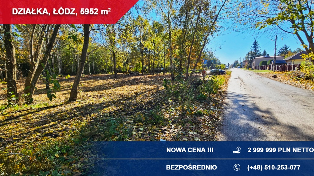 Działka inwestycyjna – Łódź, ul. Łomnicka 21 | TOP lokalizacja! - 2