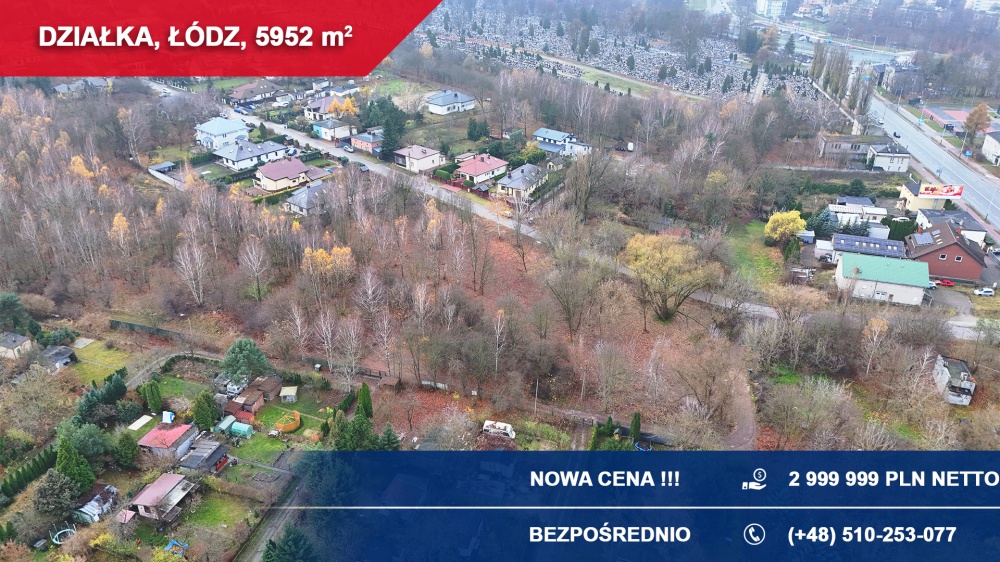 Działka inwestycyjna – Łódź, ul. Łomnicka 21 | TOP lokalizacja! - 5