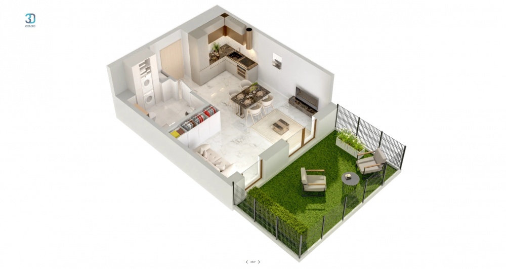 	M0.02 | 35,39 m² | 1 pokojowe | ogródek 18,02 m² | bezpośrednio od dewelopera - 6