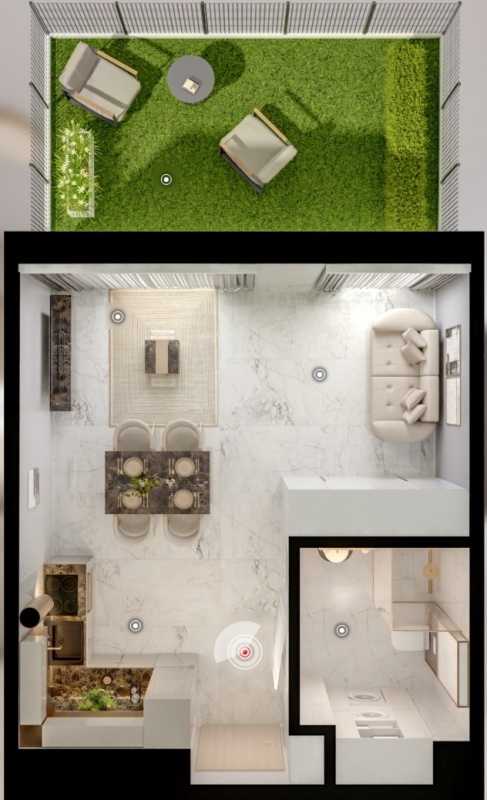 	M0.02 | 35,39 m² | 1 pokojowe | ogródek 18,02 m² | bezpośrednio od dewelopera - 11