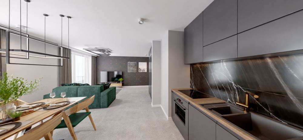 	2 pokoje 43,39m2 z tarasem 13,56 m² | Apartament PULSO Dębica | bez prowizji - 3