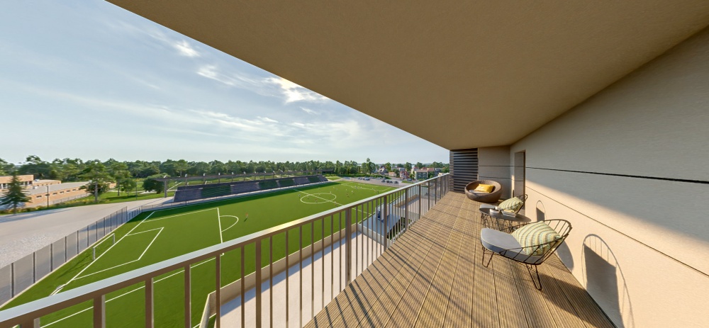 APARTAMENT 68,21 m2 - 3 POK + TARAS  28,74m2 - 3