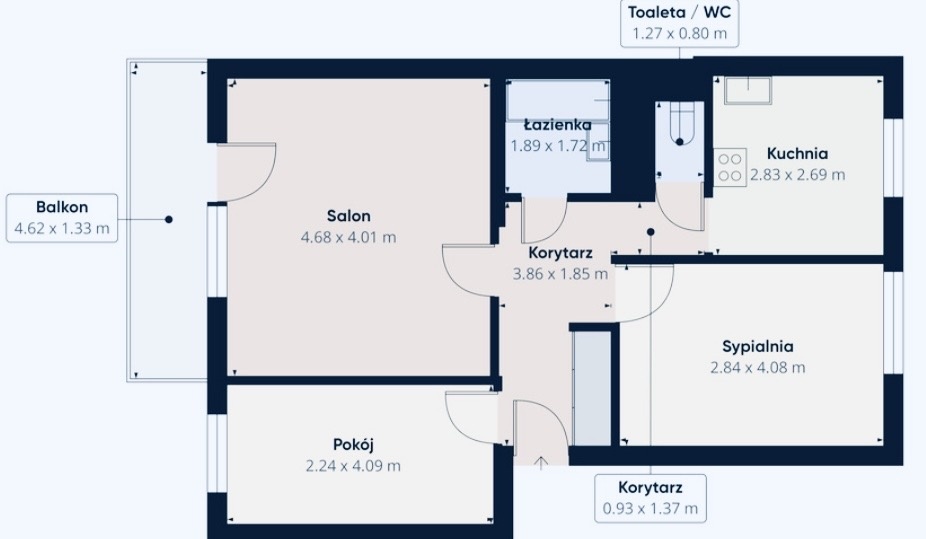 3-pokojowe mieszkanie | Możliwość 4.pokoju | Duży balkon - 0