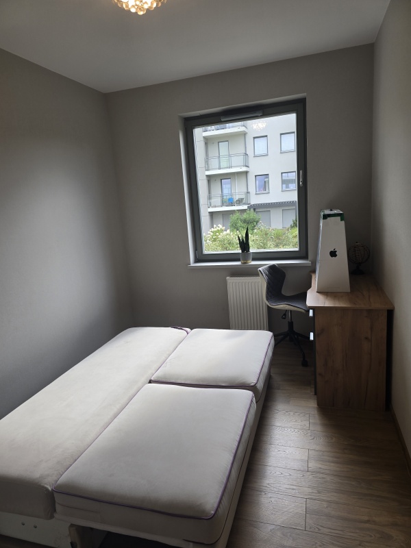 CENTRUM Ogrody Hallera 70m 3pokoje ogród taras garaż komórka  - 6