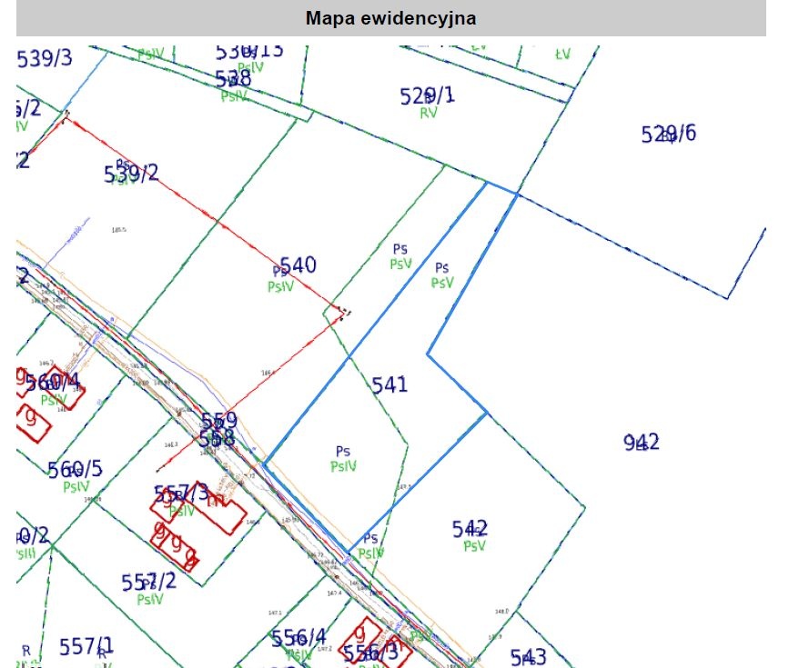 Działka 4295 m² – złożony wniosek o WZ na dwa domy - 5