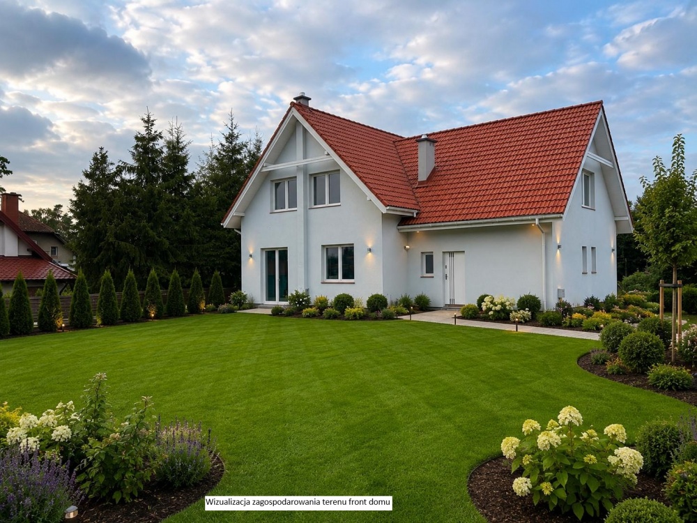 Nowo wykończony dom 200 m² w Rynie – działka 1000 m², garaż dwustanowiskowy, 500 metrów do plaży - 1