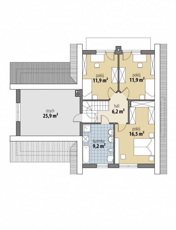 Nowo wykończony dom 200 m² w Rynie – działka 1000 m², garaż dwustanowiskowy, 500 metrów do plaży - 17