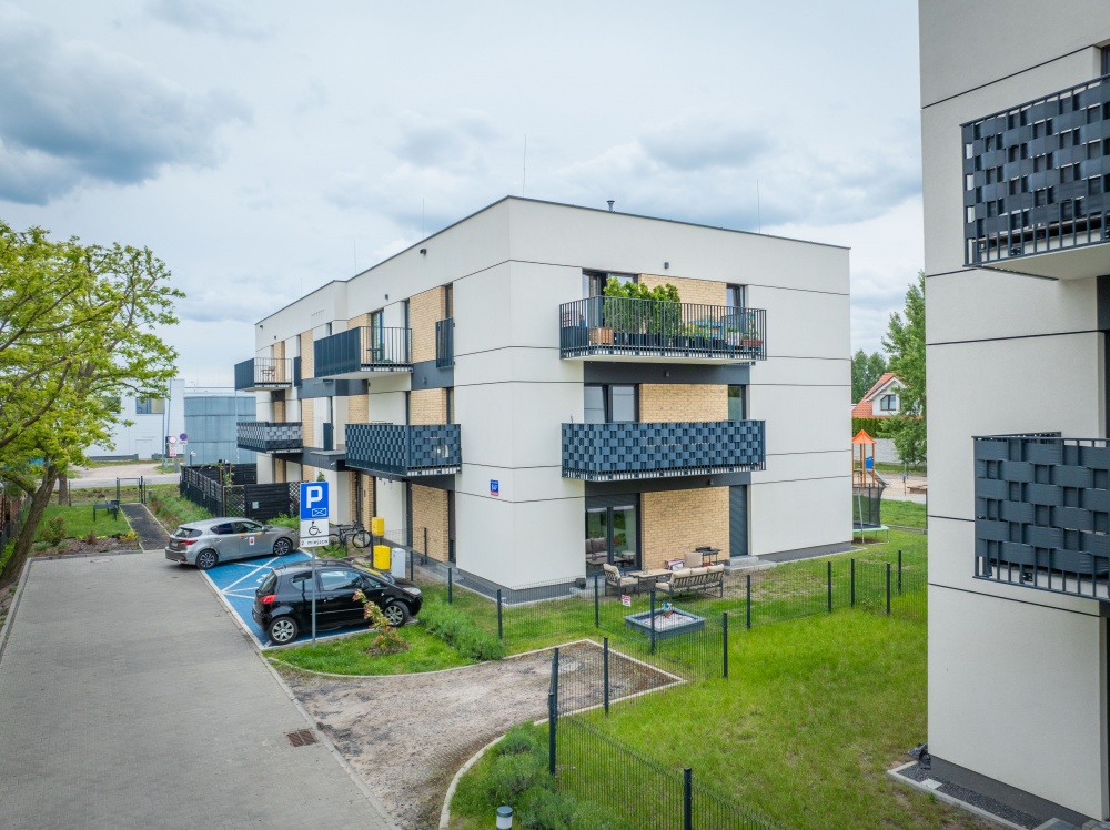ul. GEOMATRYCZNA  - kameralne osiedle / NOWE MIESZKANIE 49m2 / blisko metra - 1