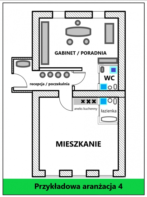 Apartament 5 pokoi 68m2 - mnogość opcji aranżacji - Poznań Ogrody - 5