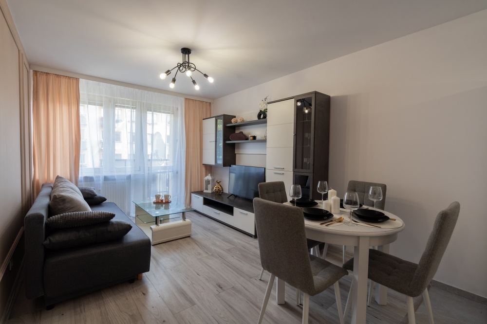 Umeblowane mieszkanie 38m2 gotowe do wprowadzenia 2-Pokojowe Balkon - 0