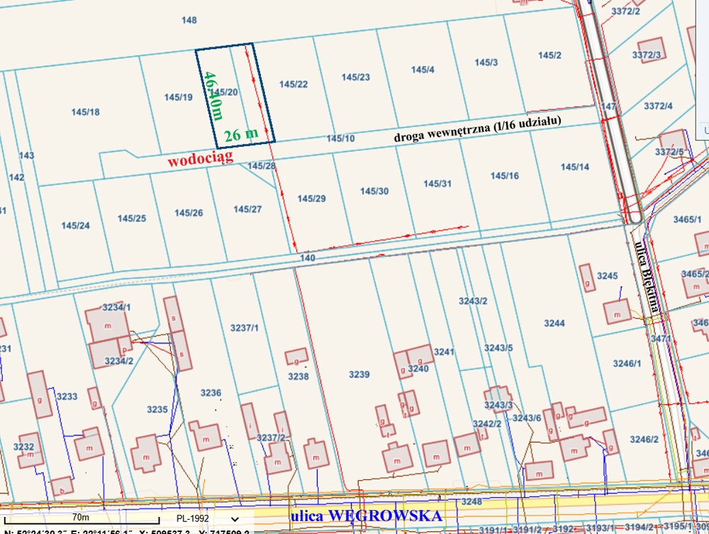 OSTATNIA DZIAŁKA Z WYDANYMI WZ | 1200 m² | 2,5 km od centrum Sokołowa Podlaskiego - 1