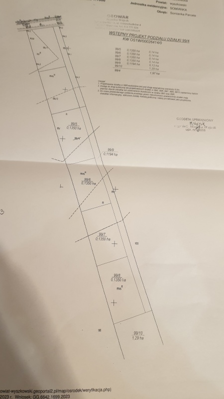Działki Budowlane po 1350 m2 woda, prąd, asfalt - 0