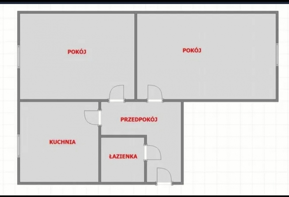 Bezpośrednio 2 pokoje 43 mkw parter ul. Broniewskiego  - 11