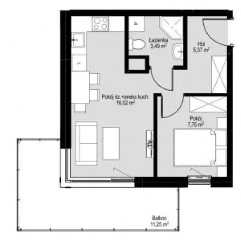 Wynajmę OD OSOBY PRYWATNEJ Nowy Apartament / Mieszkanie 2-pokoje Wysoki Standard - 10