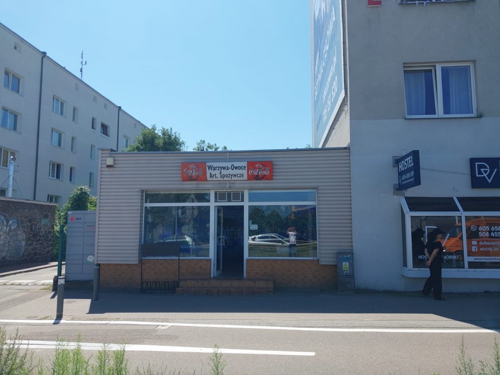 Lokal użytkowy Gdynia ul. Morska | sala sprzedaży + magazyn + piwnica + ogrodzony plac - 1