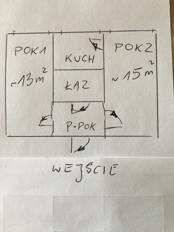 Wynajmę mieszkanie 2 pokojowe - 4