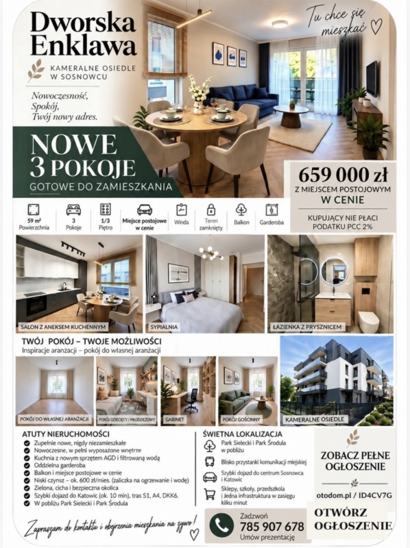 NOWE, GOTOWE DO ZAMIESZKANIA • 59 m² • 3 POKOJE • PARKING W CENIE - 11
