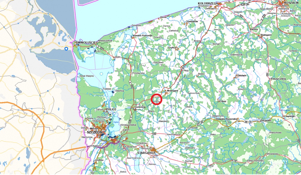 1,2 ha 50tys Nowogard, Osina, nad rzeką bezpośrednio - 2