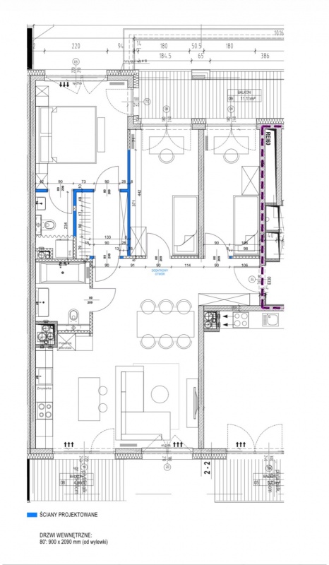 Przestronne 77,86 m² przy plaży | 4 pokoje | Gdańsk Hallera - 3