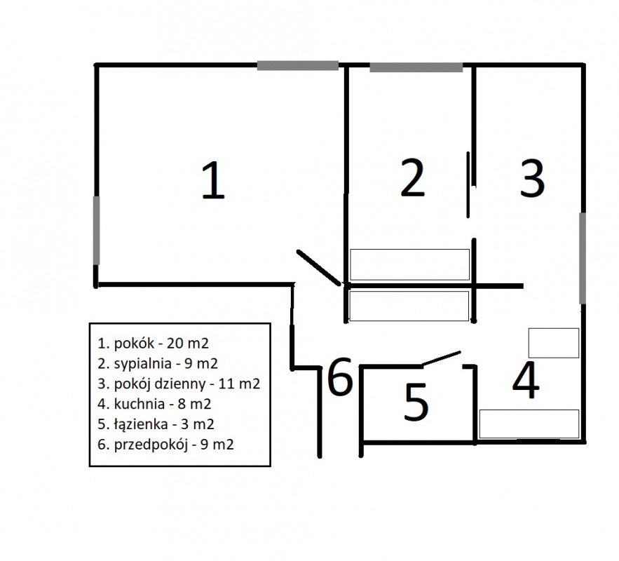 3 POKOJE, UL. WROCŁAWSKA, W PEŁNI UMEBLOWANE - 7