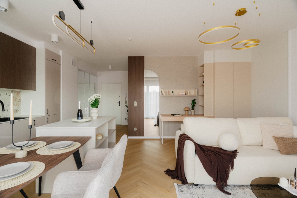 FUZJA | 40 m² PREMIUM | ostatnie piętro | balkon | pełne wyposażenie - 1